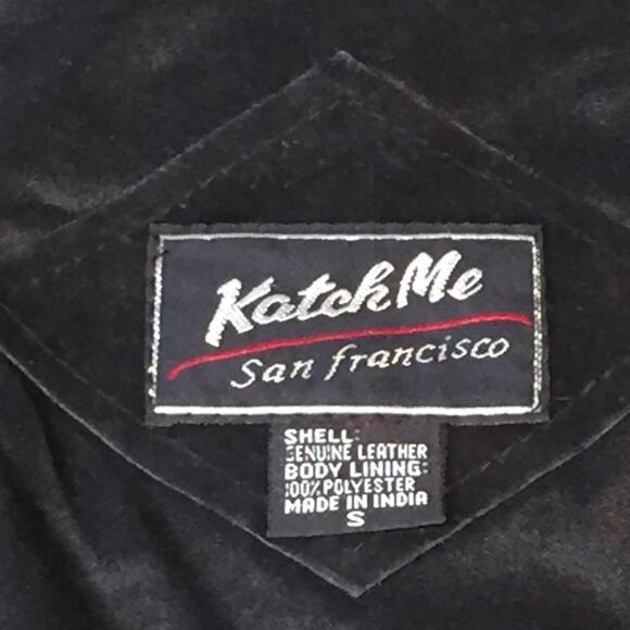 Katch Me BoHo Cowboy Western NWT Retro Suede Leather Weave Rancher Ranch Vest SF - Picture 4 of 8